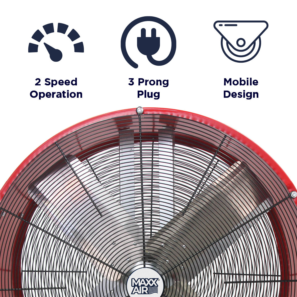 36 In. 2-Speed Direct Drive Drum Fan