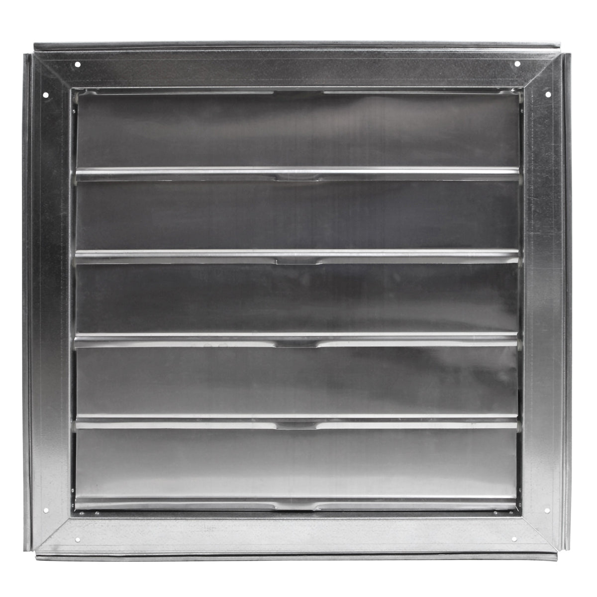 18 In. Automatic Metal Shutter for Gable Mount Power Attic Ventilators