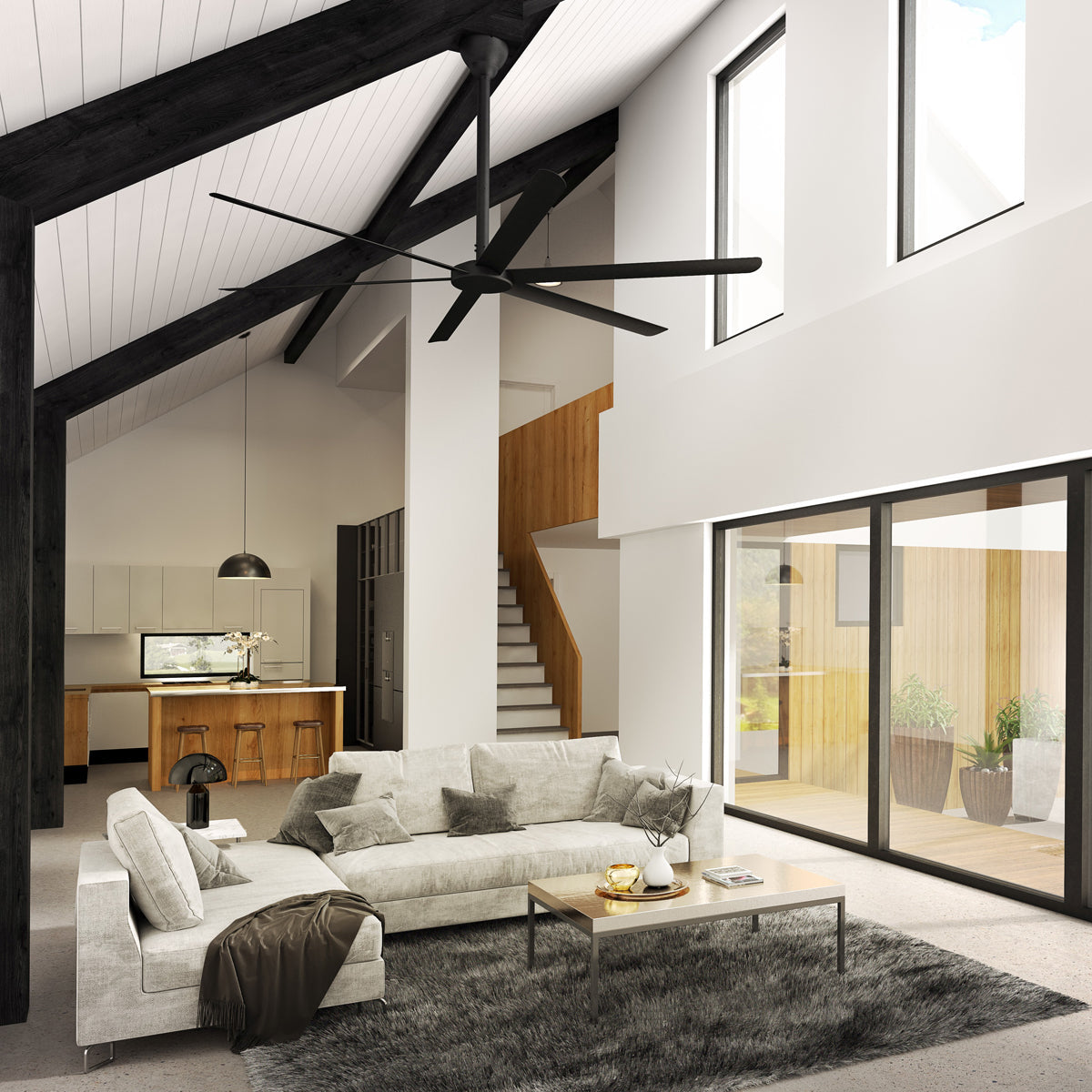 108 In. Indoor 6-Speed HVLS Ceiling Fan