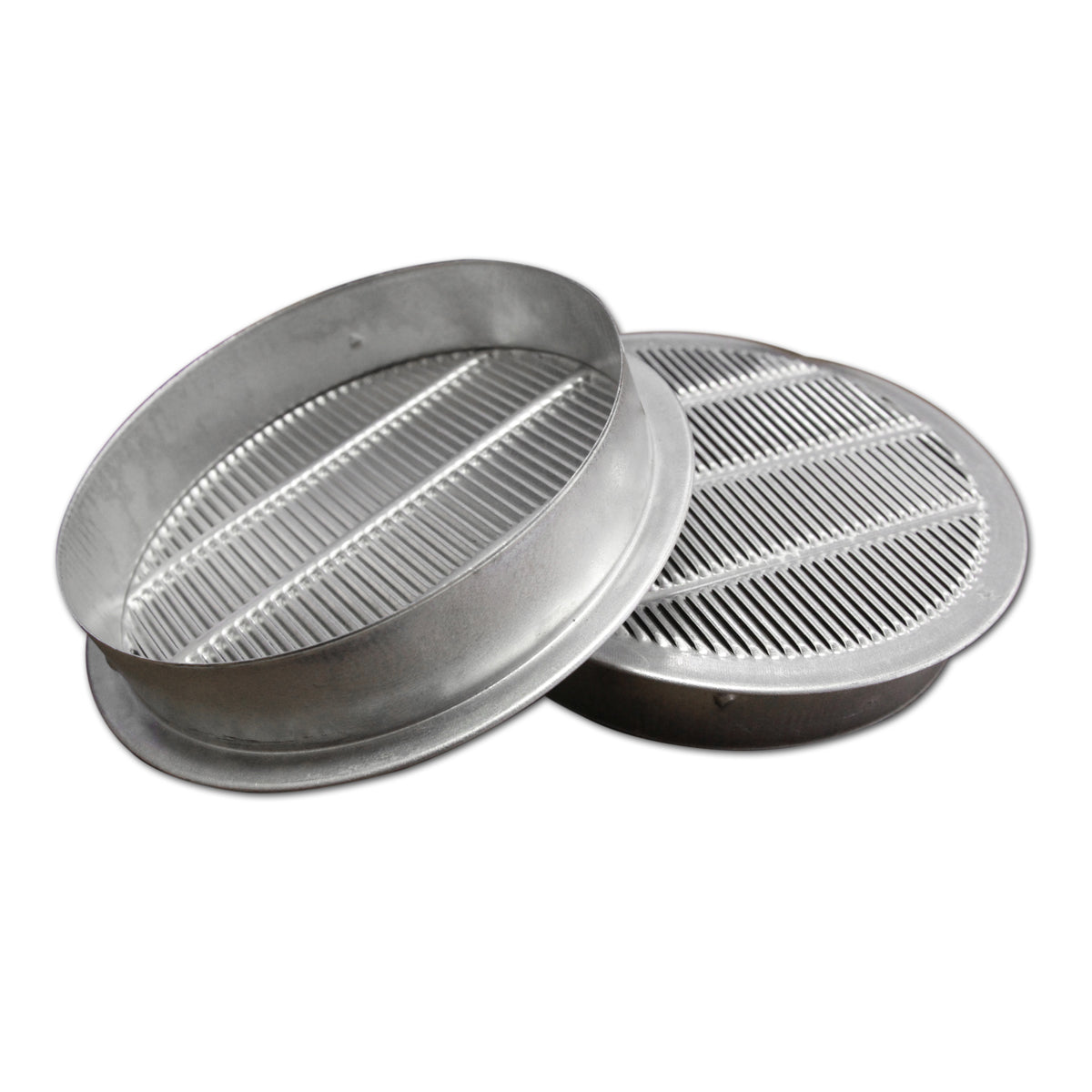 1 In. and 4 In. Round Mini Soffit Vents in Mill