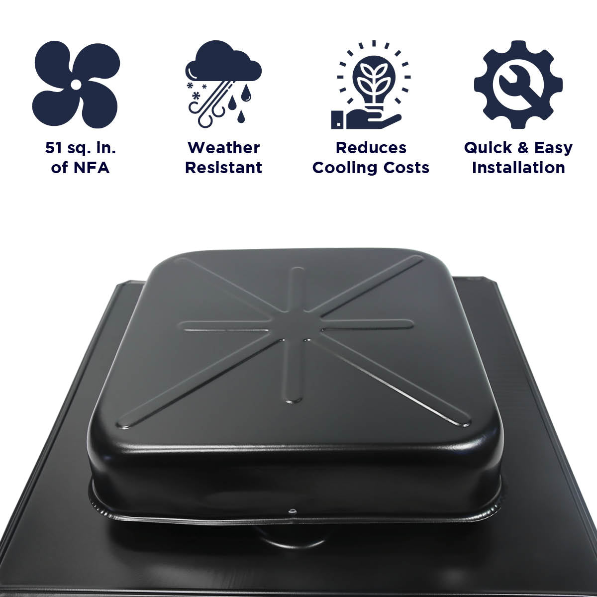 STV-51 Series Square Top Static Vents